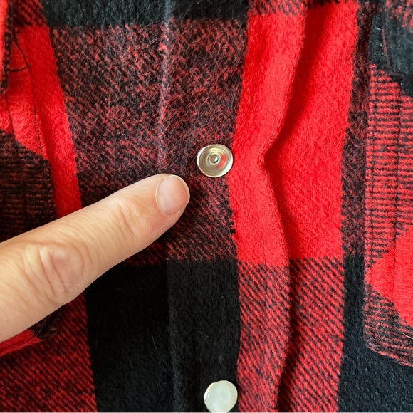 S (5) Kids Trailcrest Red Buffalo Check Plaid Insulated Shirt Coat - Picture 8 of 8